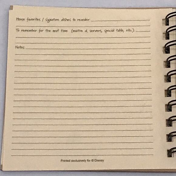 Disney Epcot food and Wine Eating Out Journal - Picture 6 of 7